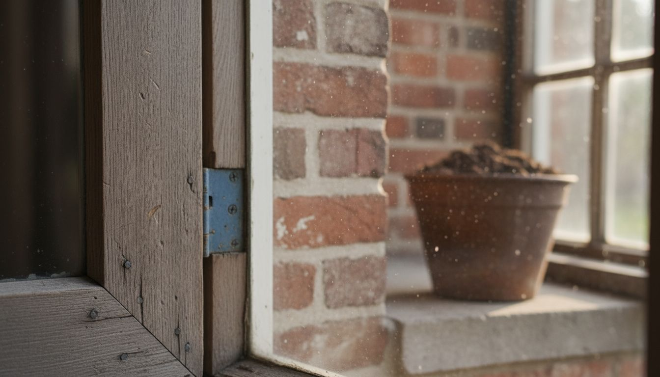 Uitwerking van een traditionele houtverbinding in het kozijn