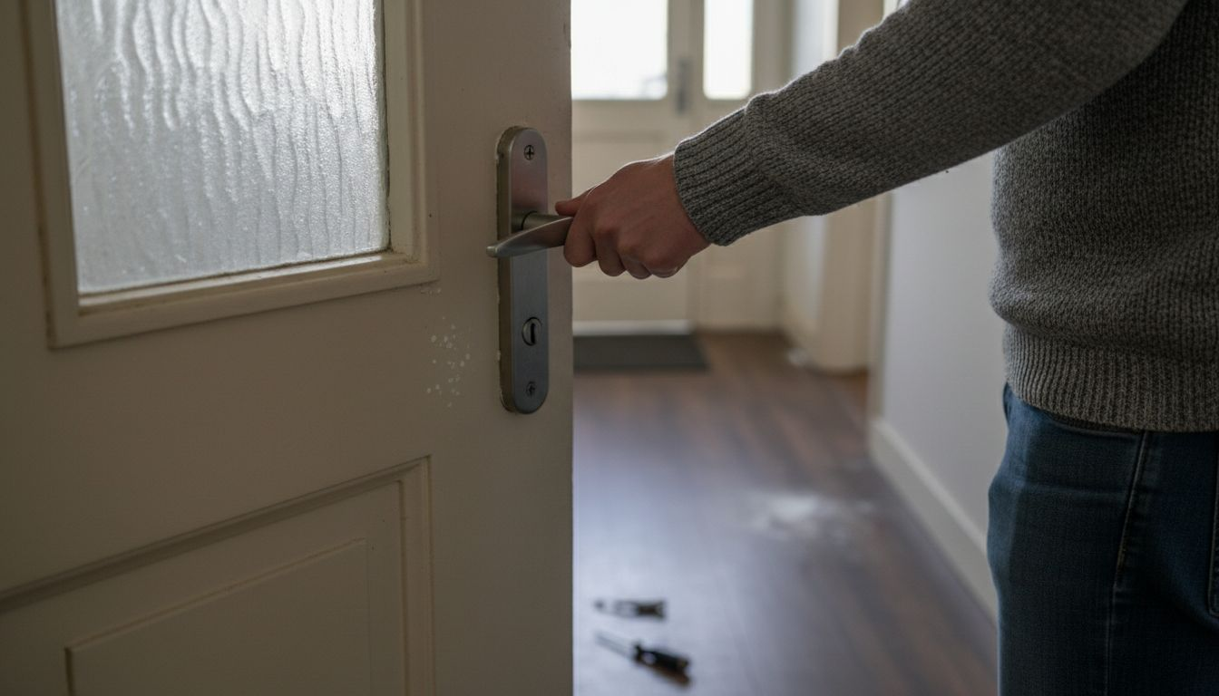 Detailopname van een meerpuntssluiting op een opdekdeur