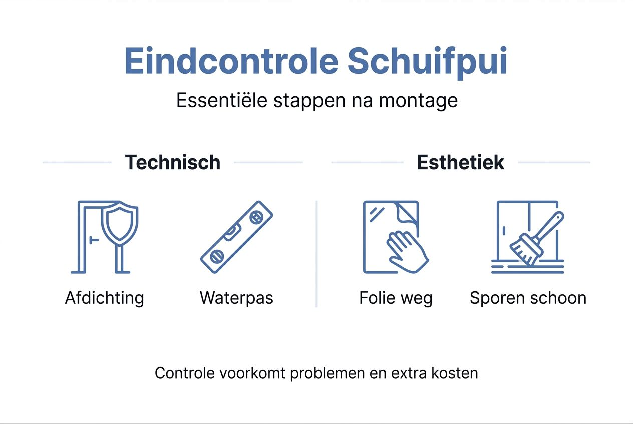Overzicht: waar let je op bij het controleren van je schuifpui?