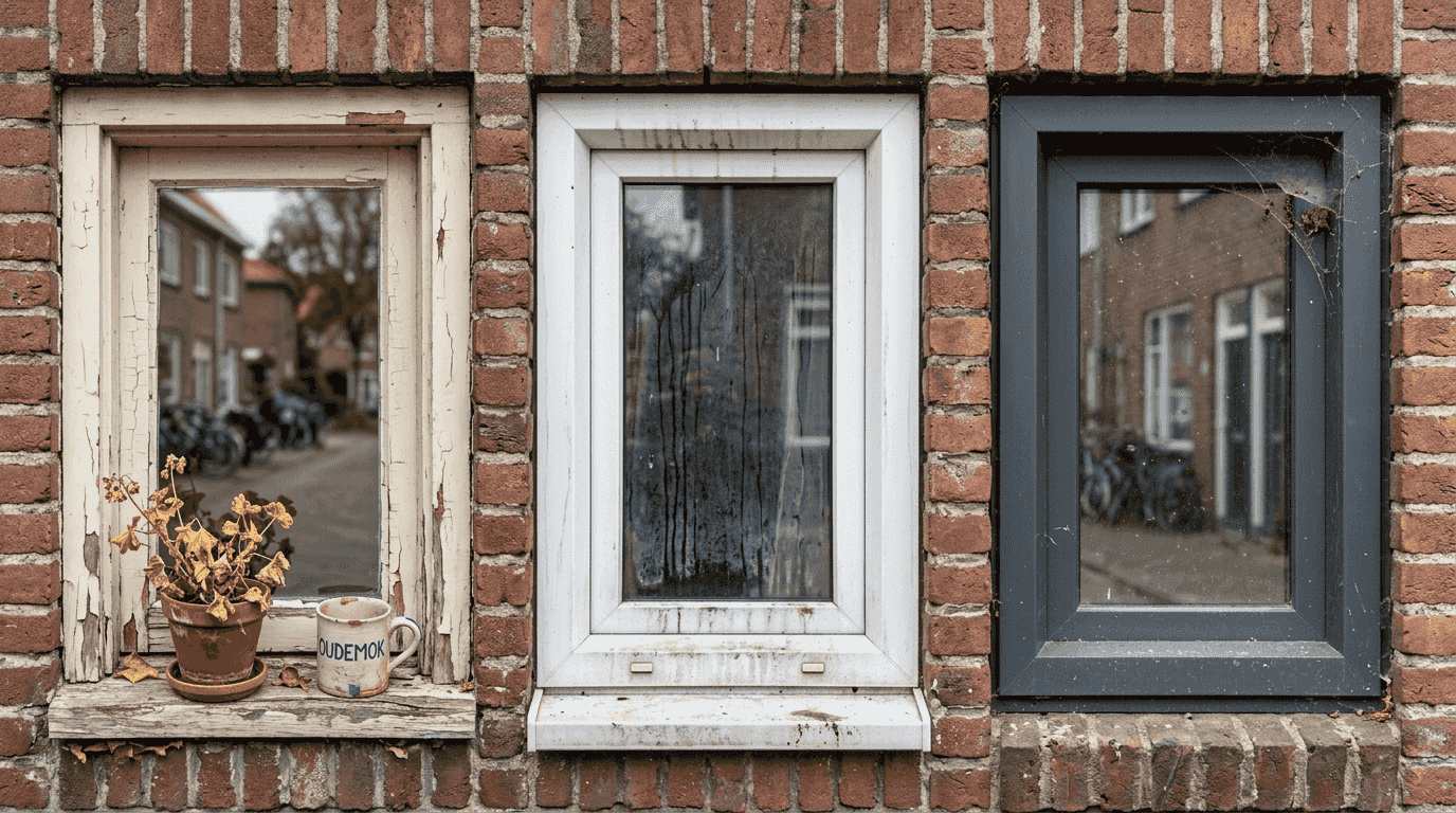 Houten, pvc yet aluminium kozijnen in één oogopslag vergeleken