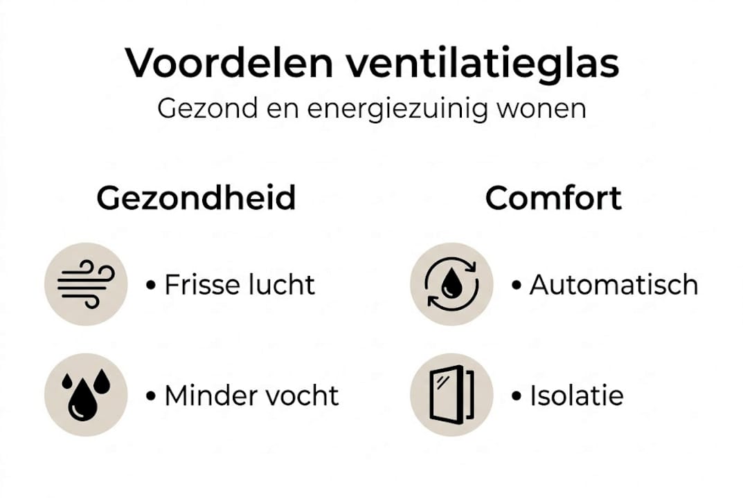 Infographic: een handig overzicht van de voordelen van ventilatieglas