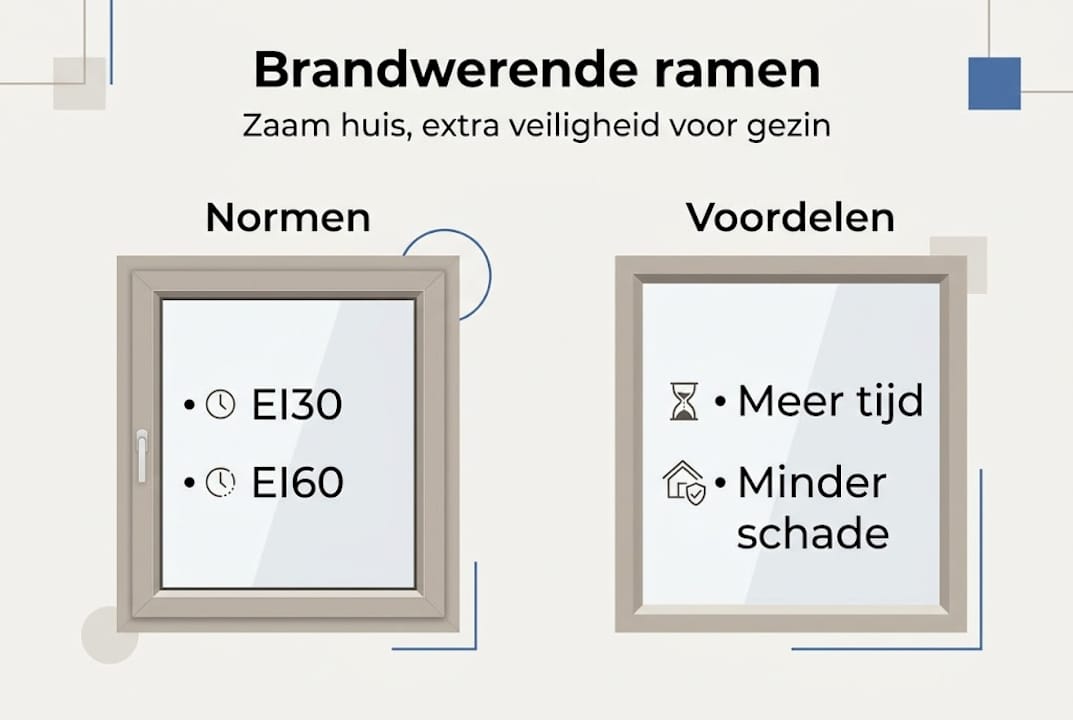 Infographic: alles over de normen en voordelen van brandwerende ramen