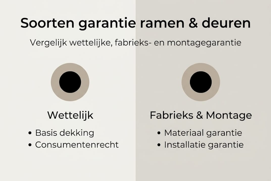Infographic: alles wat je moet weten over garantie op ramen en deuren