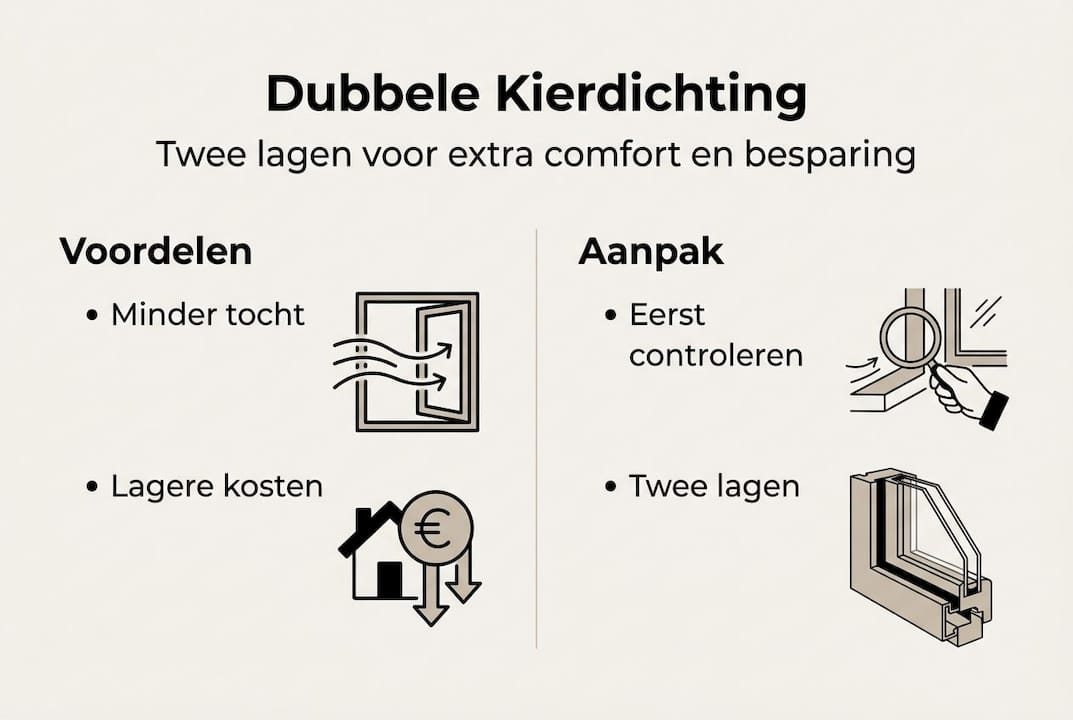 Infographic: Dubbele kierdichting – meer comfort en extra voordelen