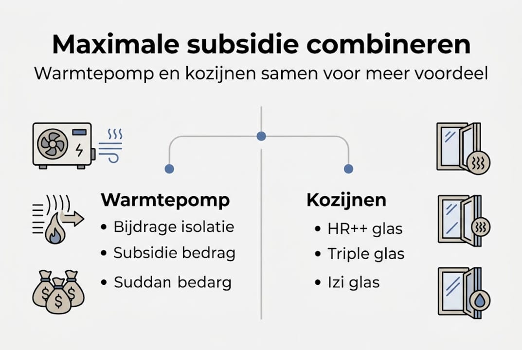 Overzicht: subsidies voor warmtepompen en nieuwe kozijnen