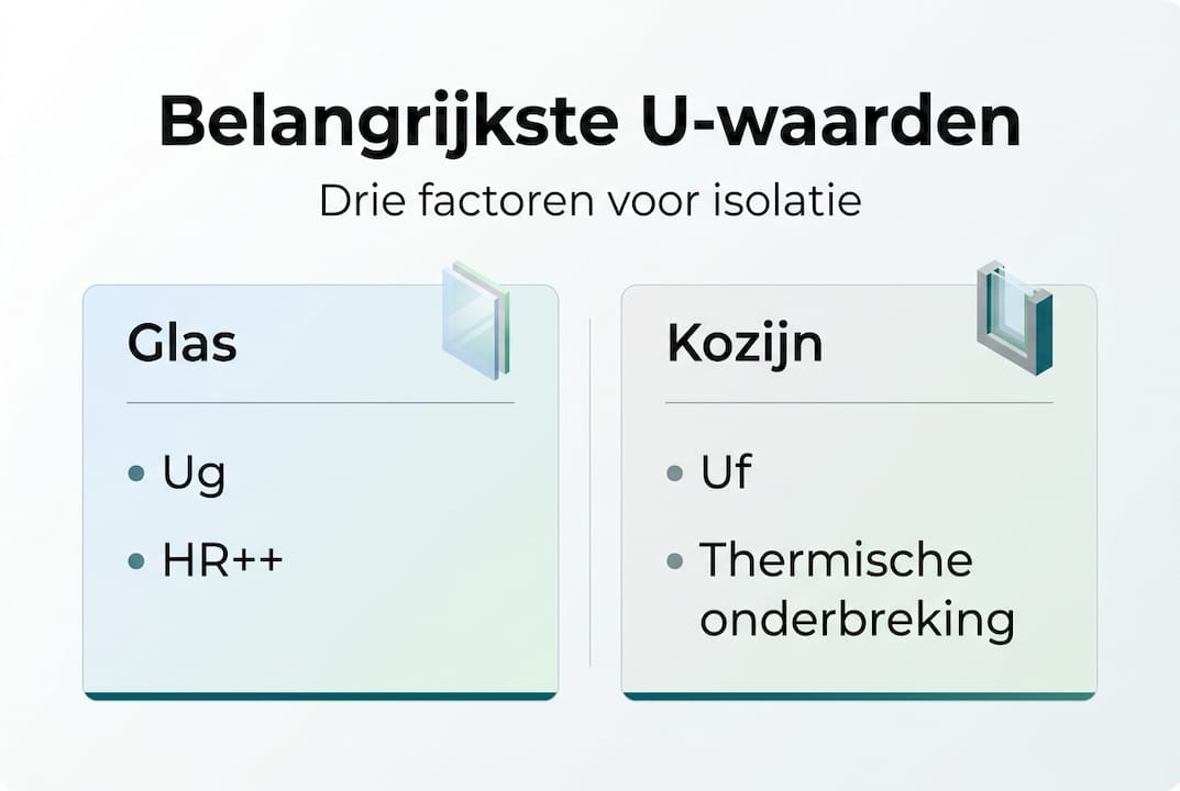 Overzicht: U-waarden van ramen en kozijnen in beeld