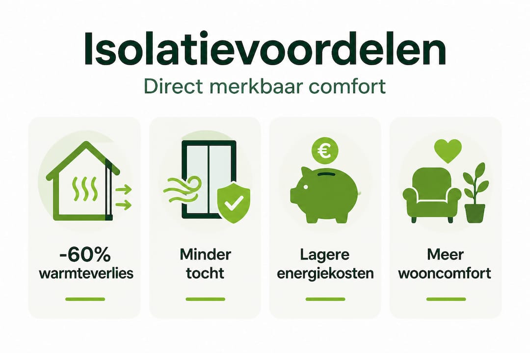 Infographic: De voordelen van deuren met isolerend glas op een rij