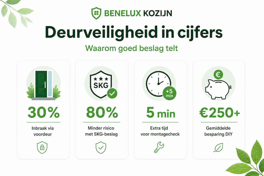 Infographic: hoe veilig deurbeslag zorgt voor gemoedsrust én een lagere energierekening