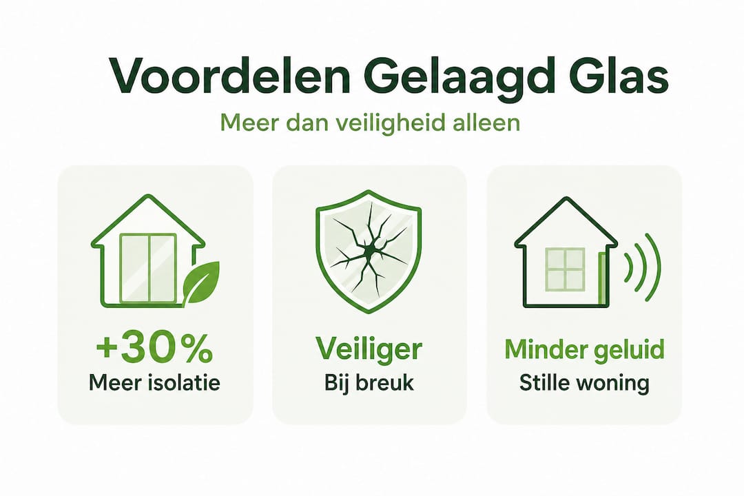 Overzicht: de voordelen van veiligheidsglas op een rij