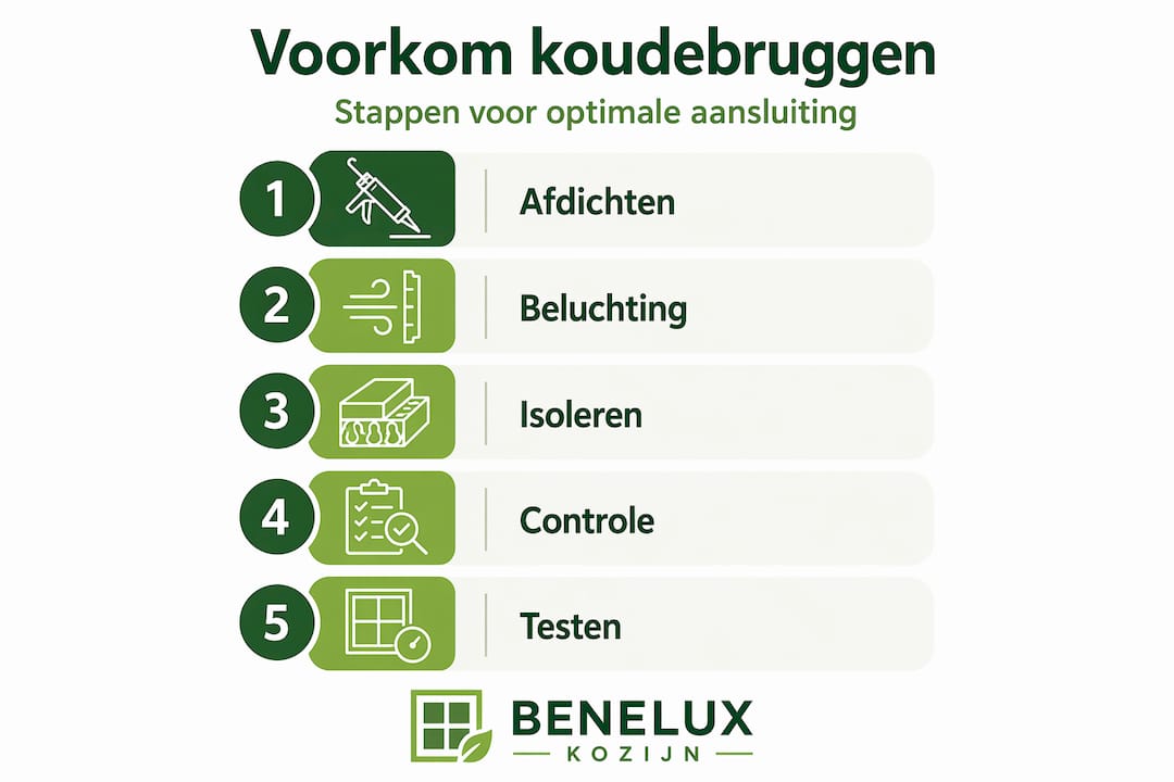 Infographic: Zo pak je koudebruggen stap voor stap aan
