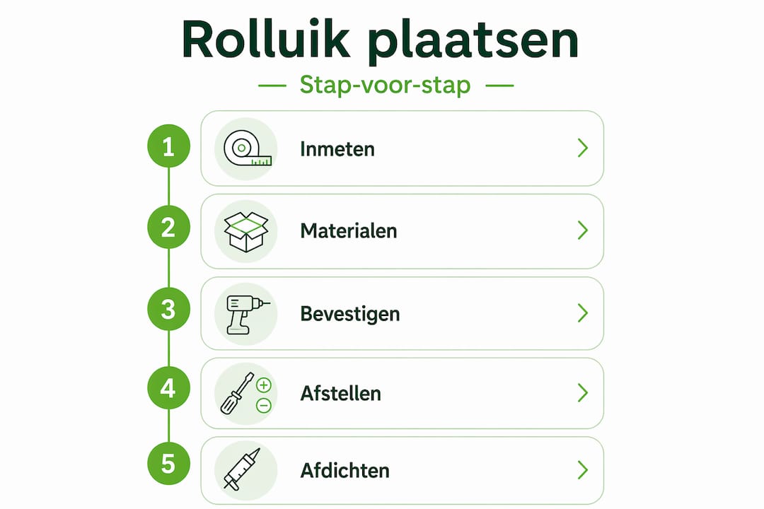 Handleiding: Zelf rolluiken monteren in duidelijke stappen