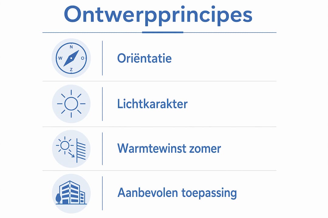 Infographic: belangrijke aandachtspunten bij het ontwerpen van grote raampartijen