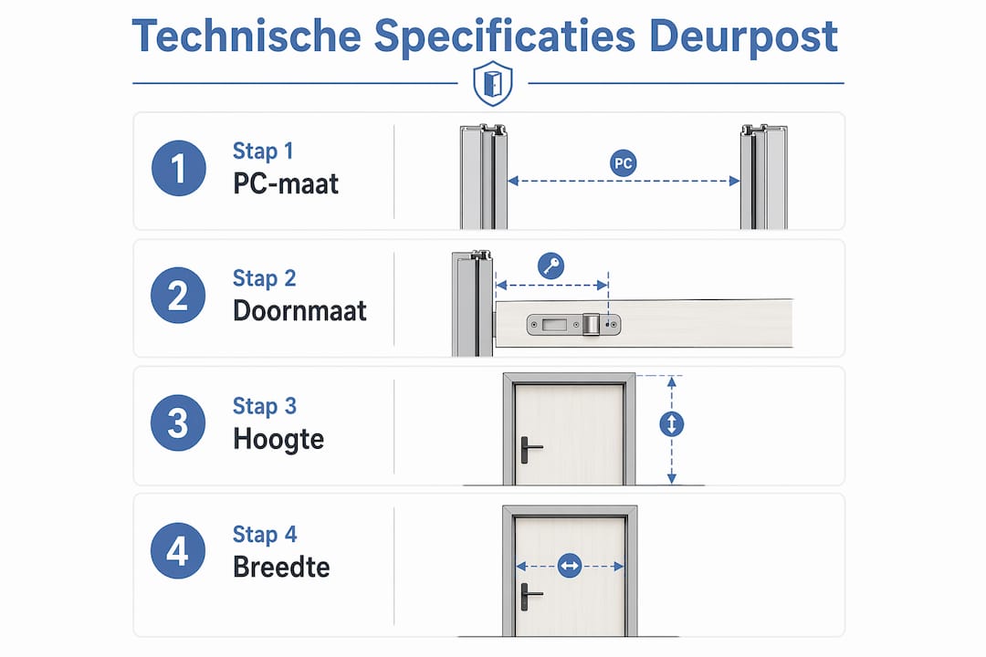 Overzicht: stapsgewijze handleiding voor de technische specificaties van een deurkozijn