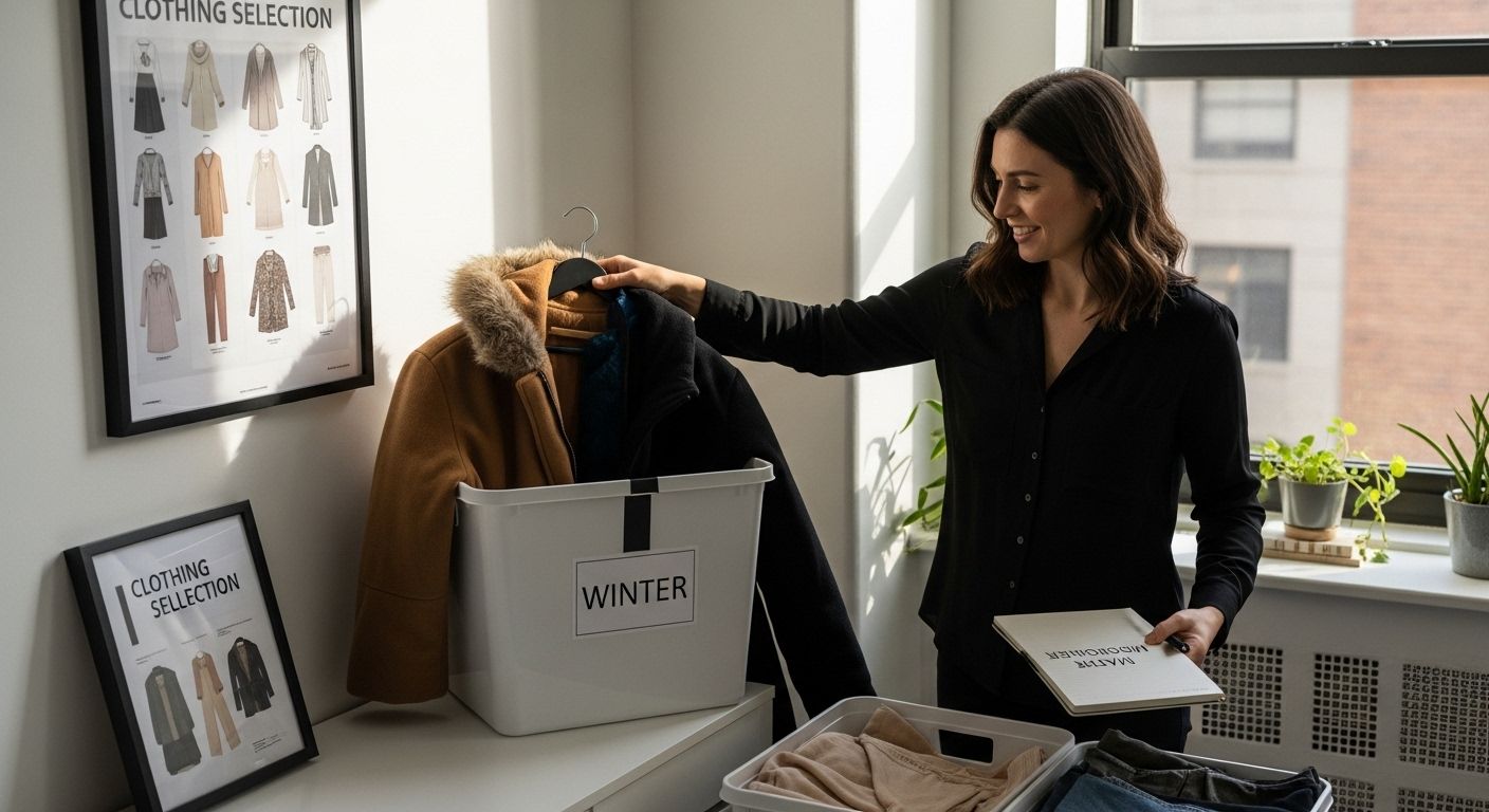 seasonal wardrobe clothing storage