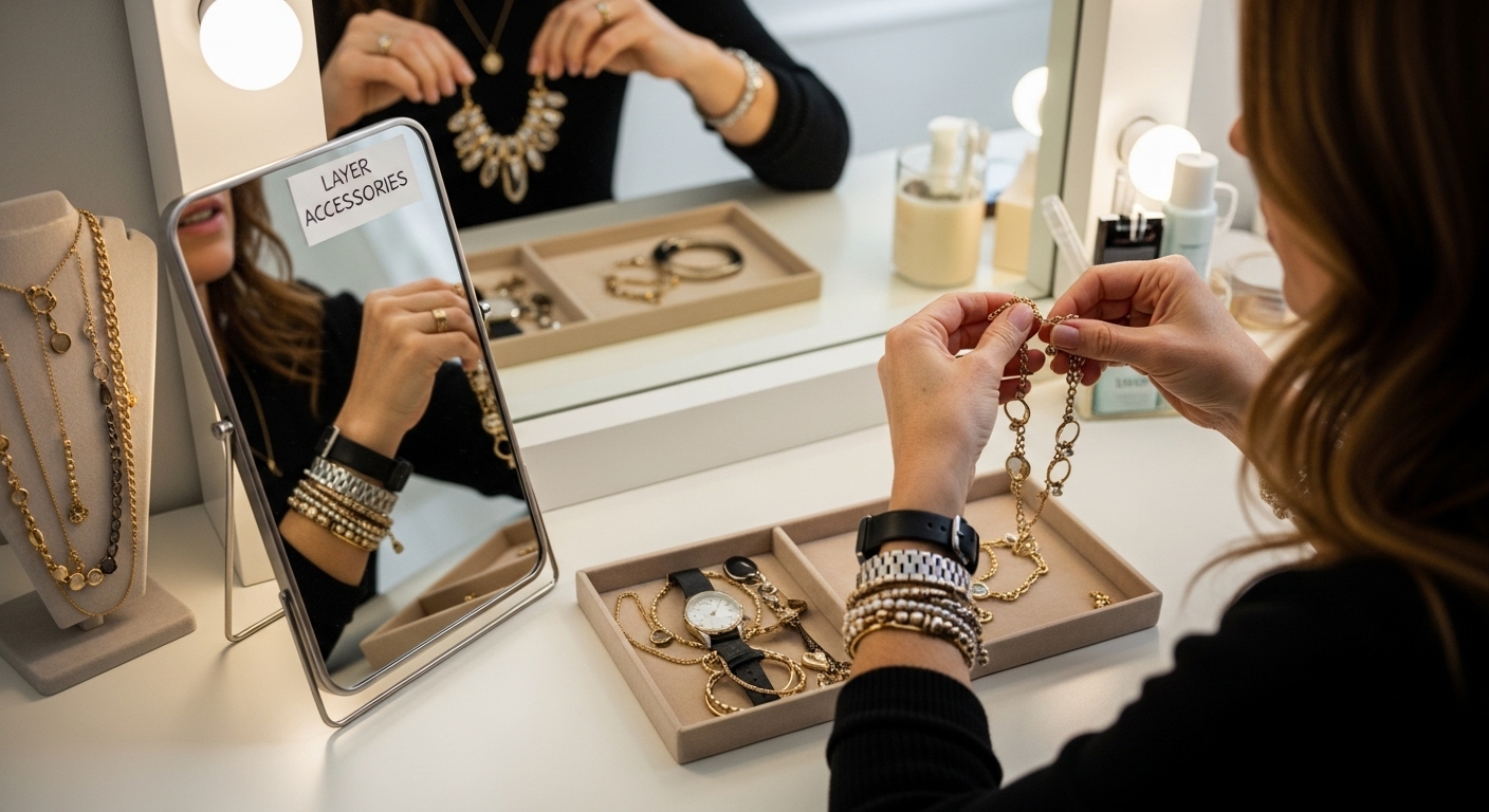 layering accessories demonstration