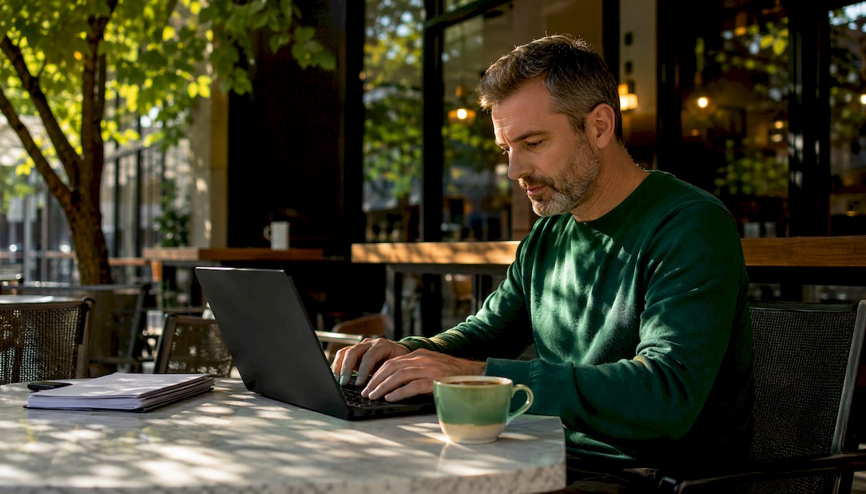 Hands typing email opt-out form submission