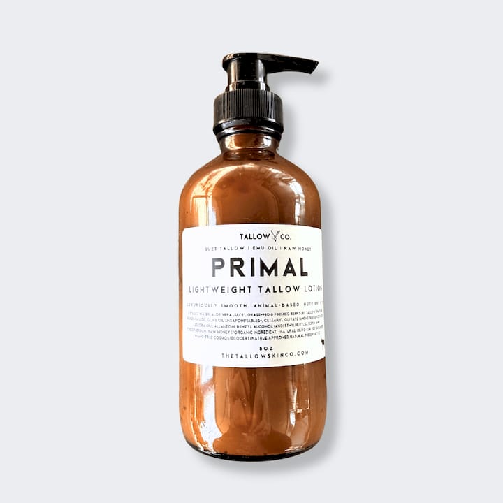 Primal Tallow Lotion with Emu Oil & Raw Honey