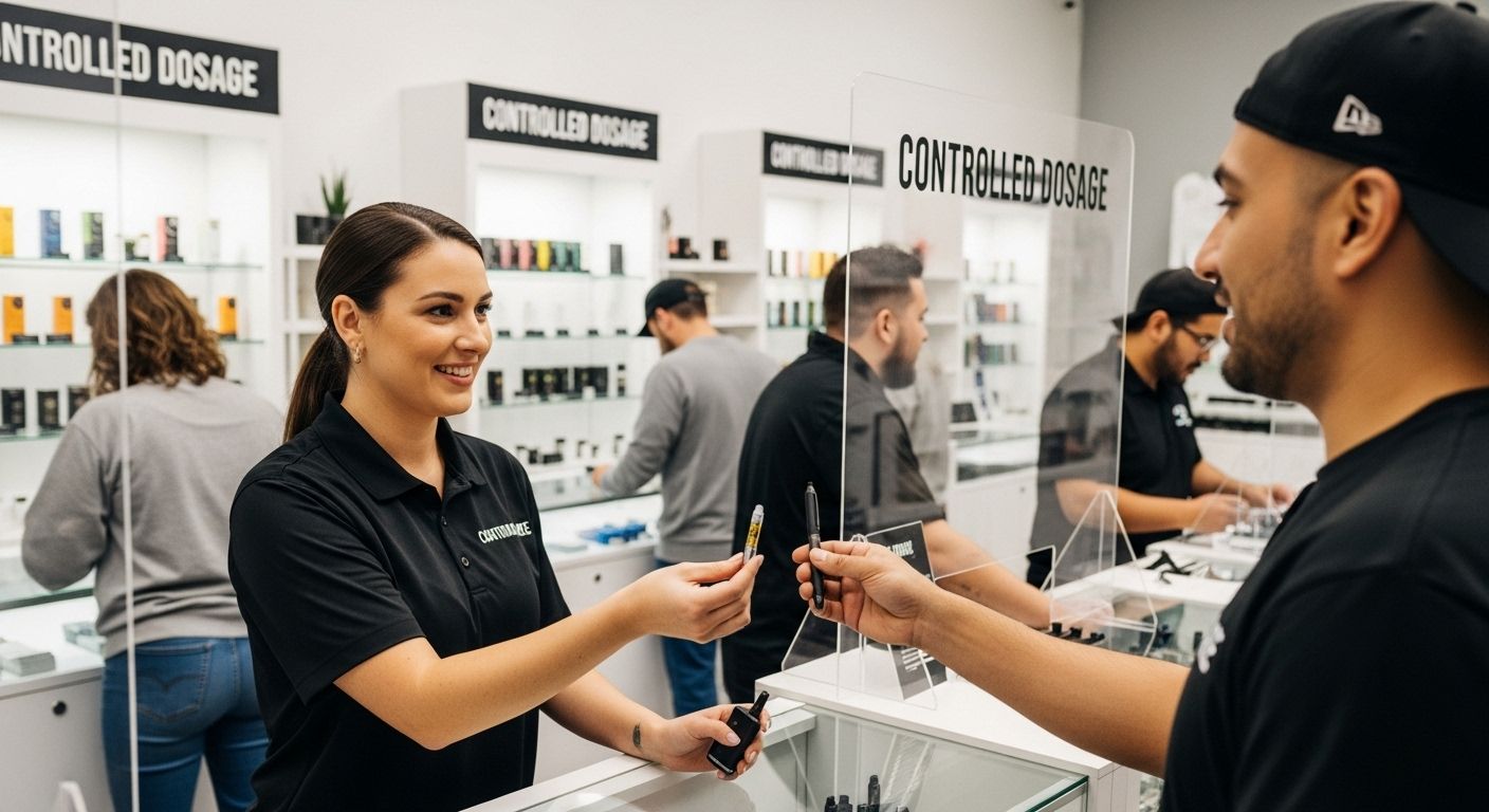 dispensary, vape cartridge, dosage