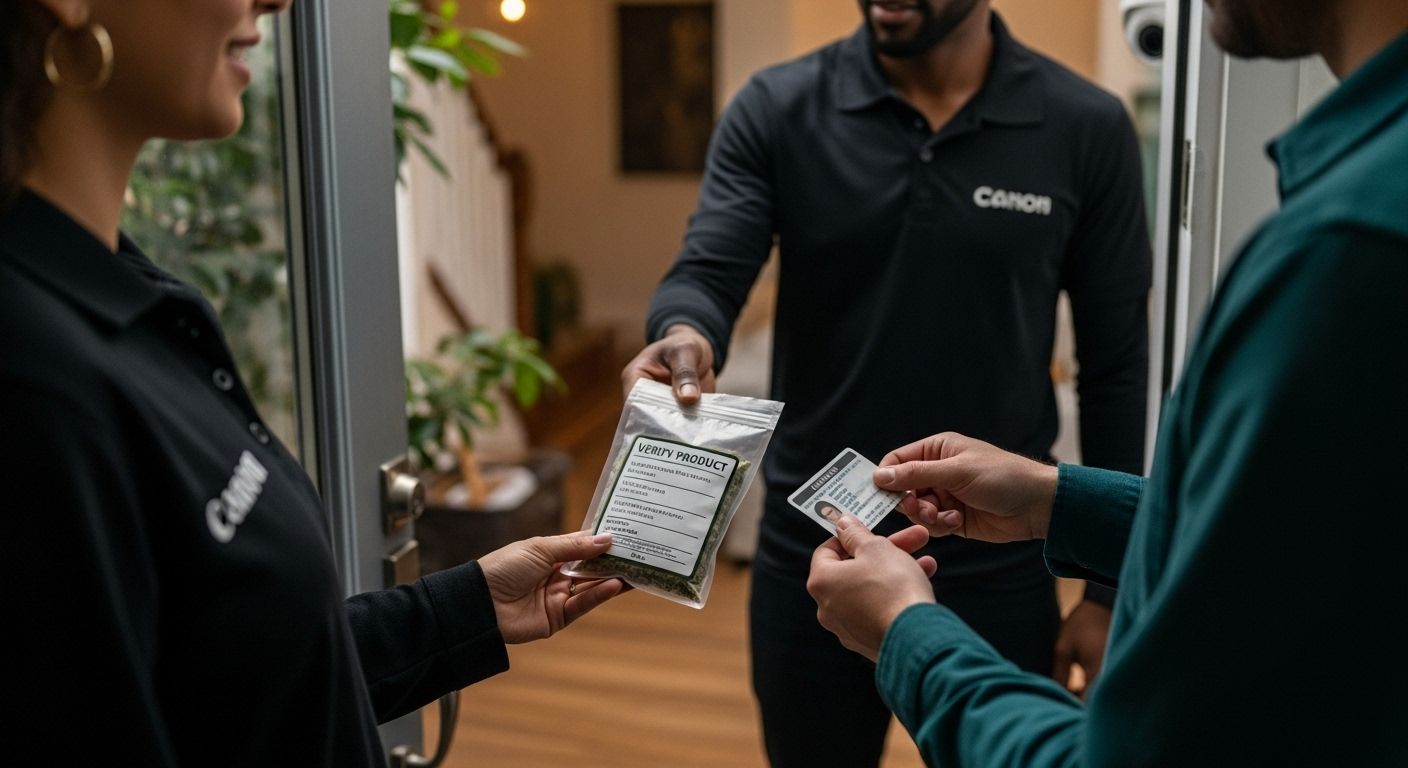 cannabis delivery verification