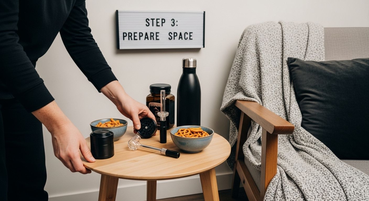 prepare cannabis space