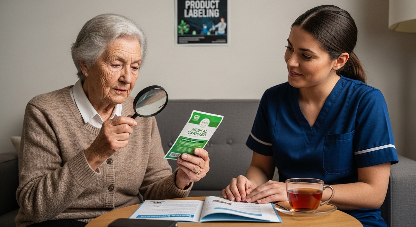 cannabis product labeling patient