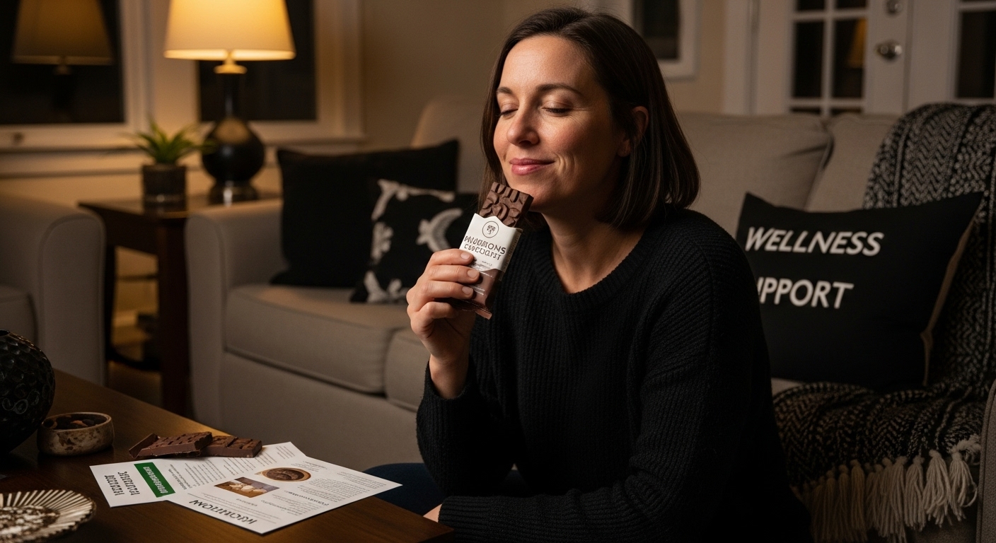 wellness benefits mushroom chocolates