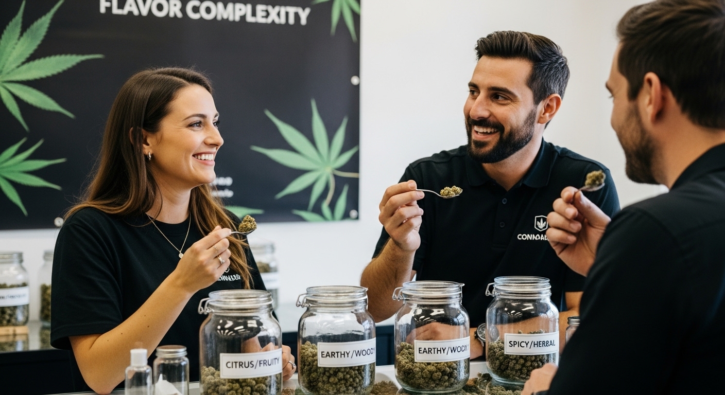 dispensary, cannabis selection, customer