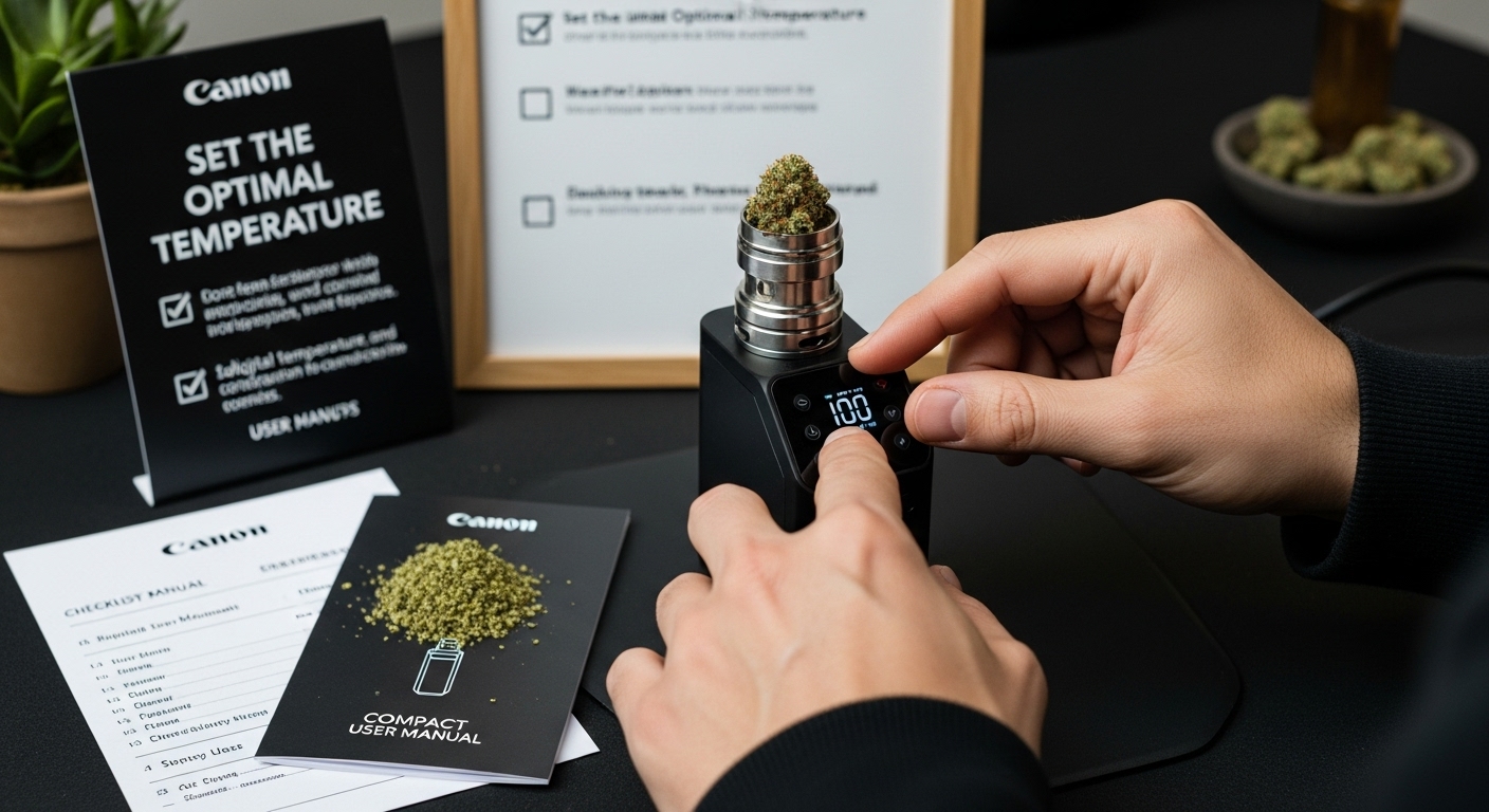 temperature setting vaporizer