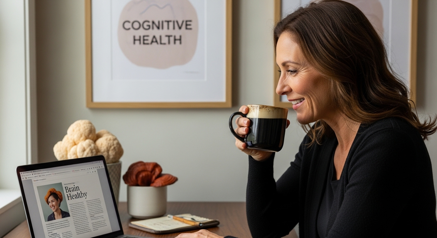 cognitive health mushroom image
