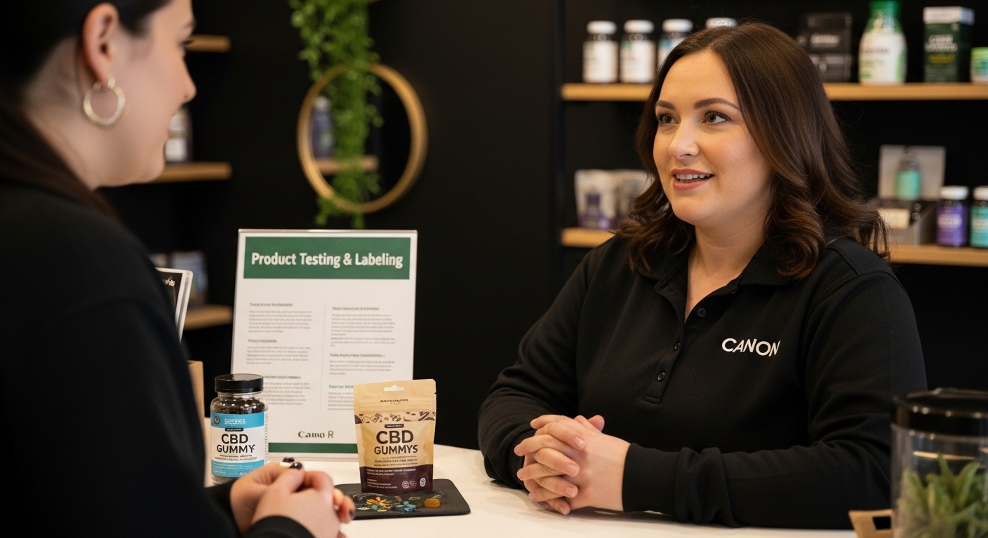 CBD edible product labeling