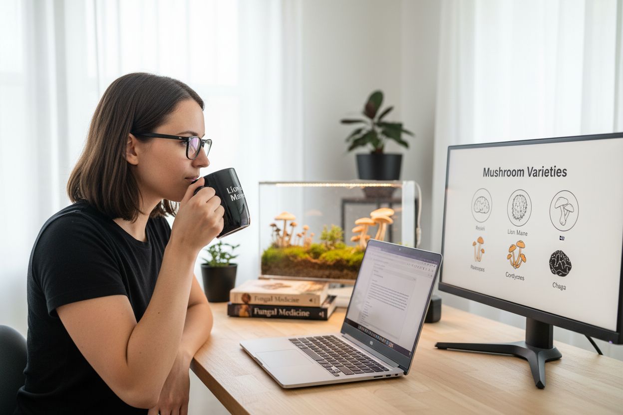 adaptogenic mushroom types image