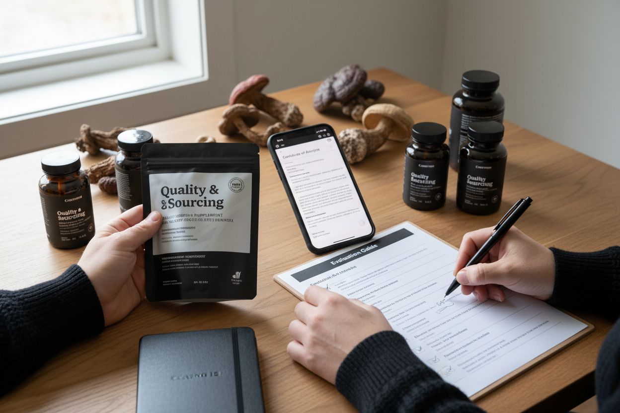 mushroom supplement quality