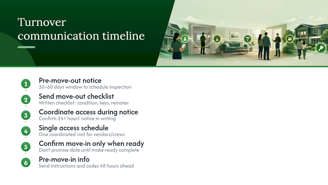How Should You Handle Tenant Communication During Turnover? — overview diagram