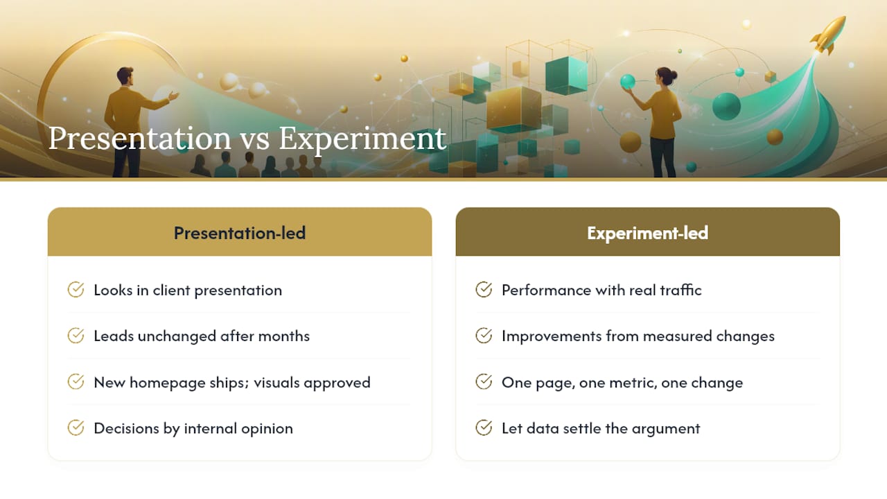 Why Most Redesigns Fail to Move the Needle — overview diagram