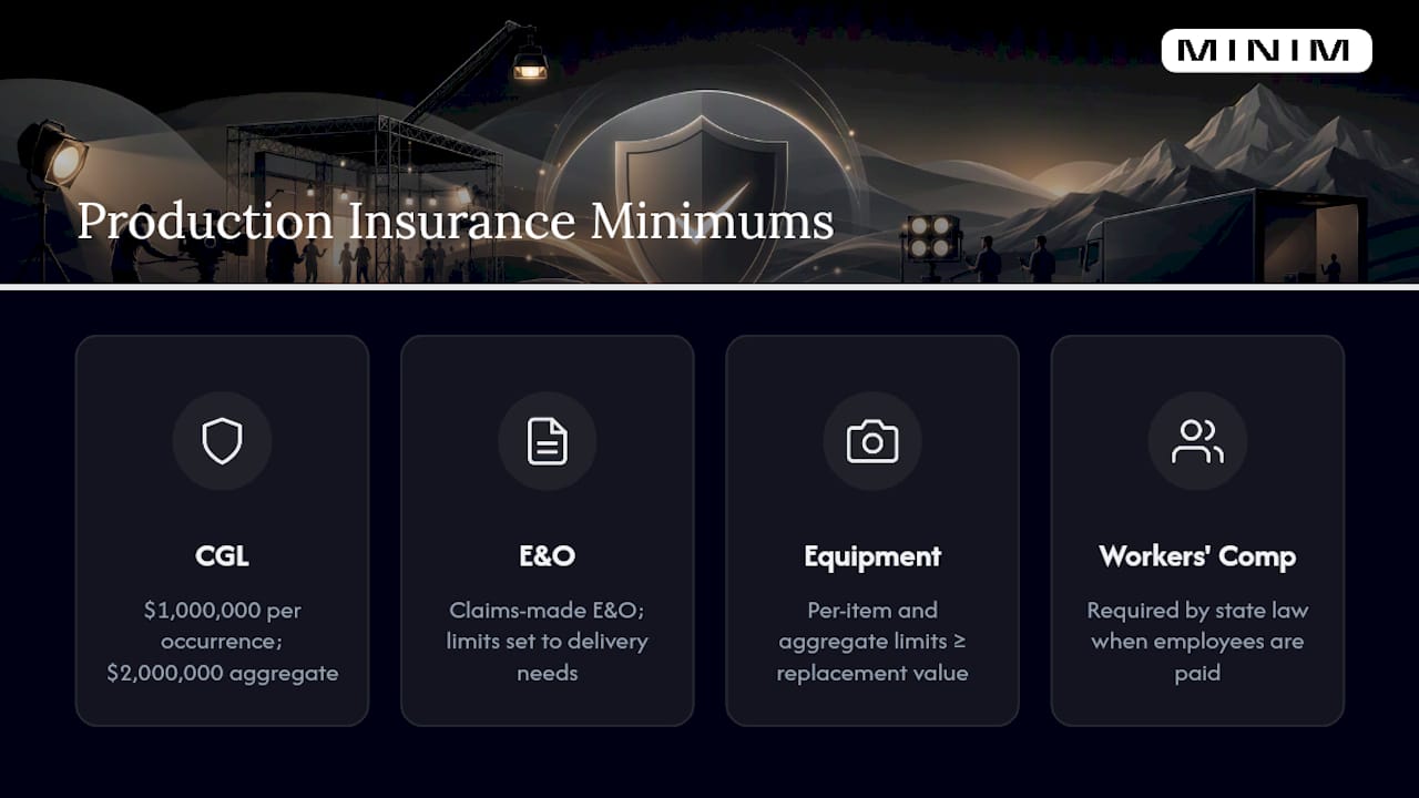 Five production insurance coverage categories