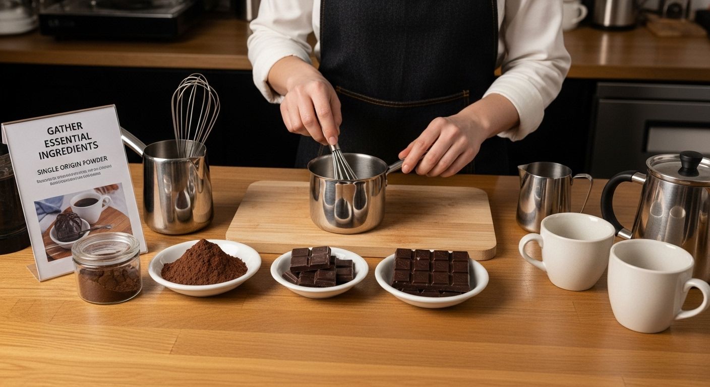 hot chocolate preparation tools