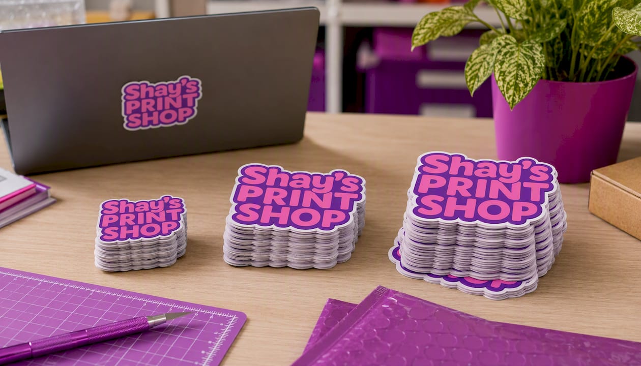 Custom Stickers | Die Cut, Circle & Square | Glossy or Matte | 3" | 10–1000 Pack