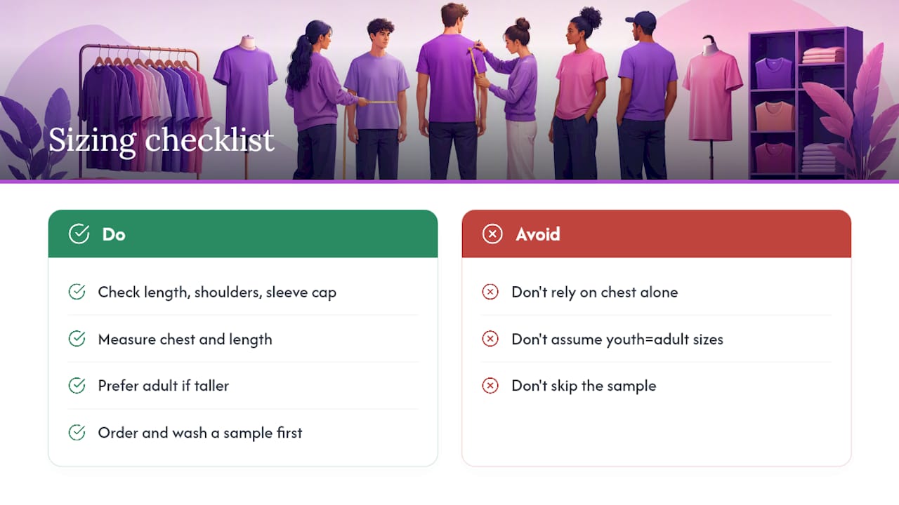 The Sizing Advice Most Guides Get Backwards — overview diagram