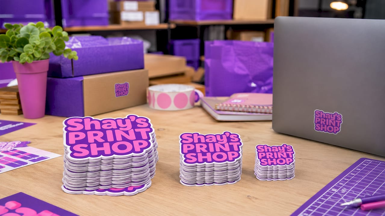 Custom Stickers | Die Cut, Circle & Square | Glossy or Matte | 5" | 10–1000 Pack