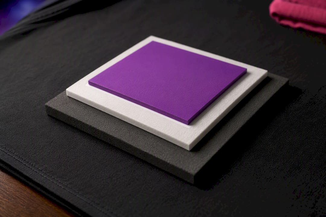 Illustration of trapped ink layers