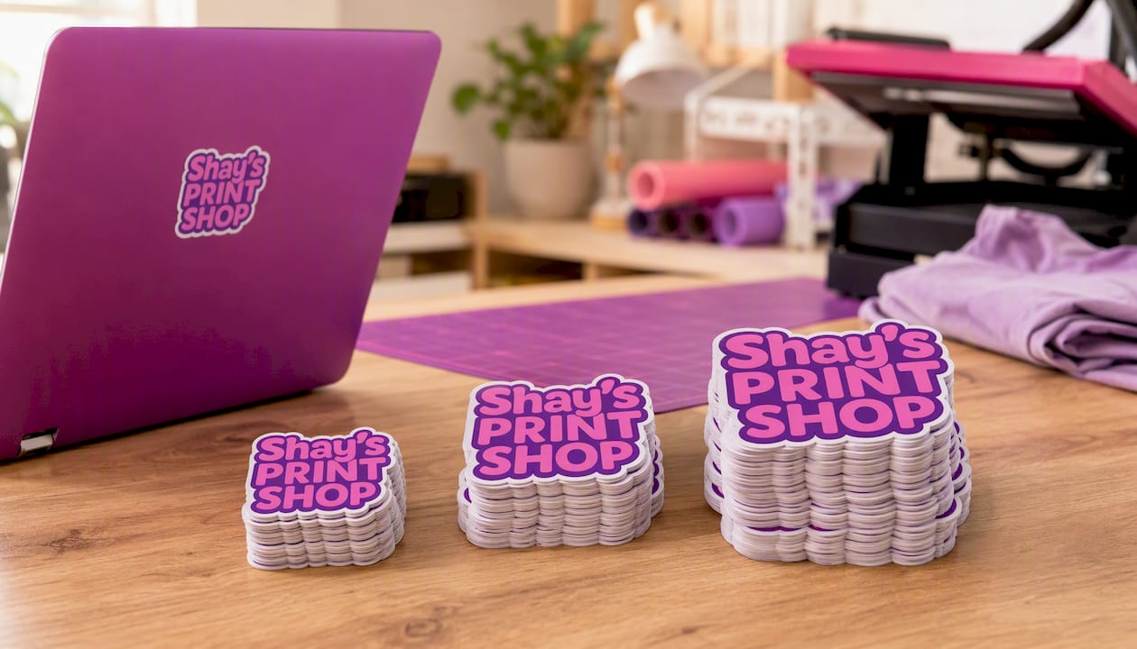 Custom Stickers | Die Cut, Circle & Square | Glossy or Matte | 2" | 10–1000 Pack