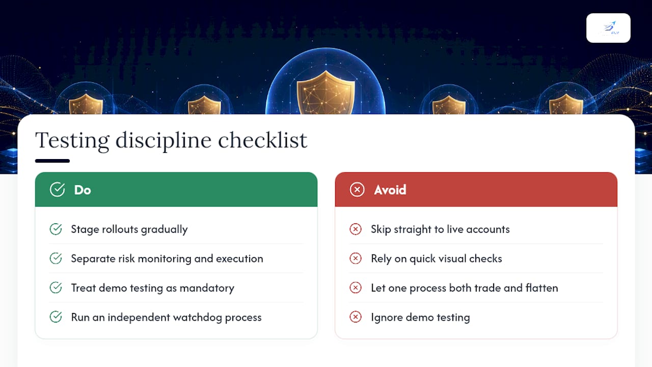 Why Testing Discipline Matters More Than the Software Itself — overview diagram
