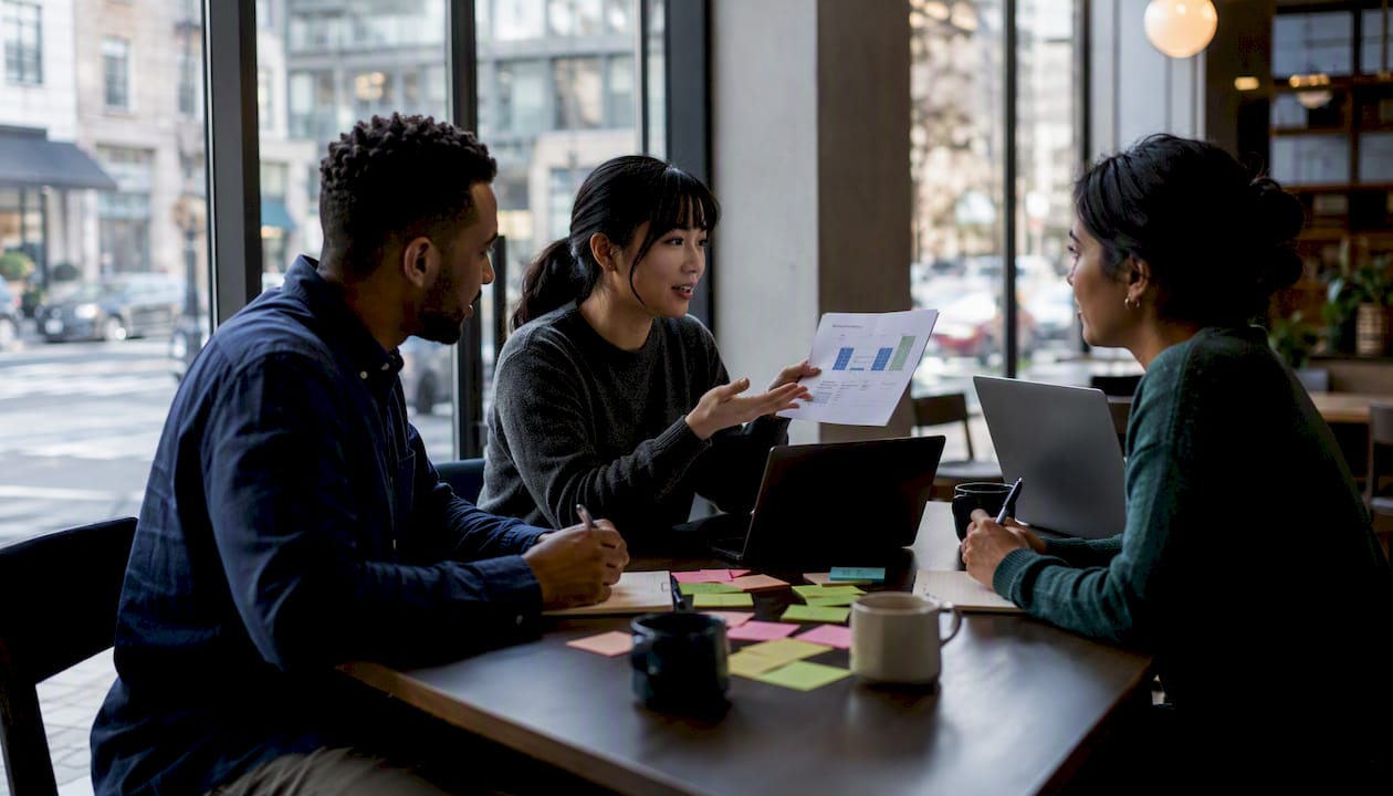 Team discussing AI video tool alternatives