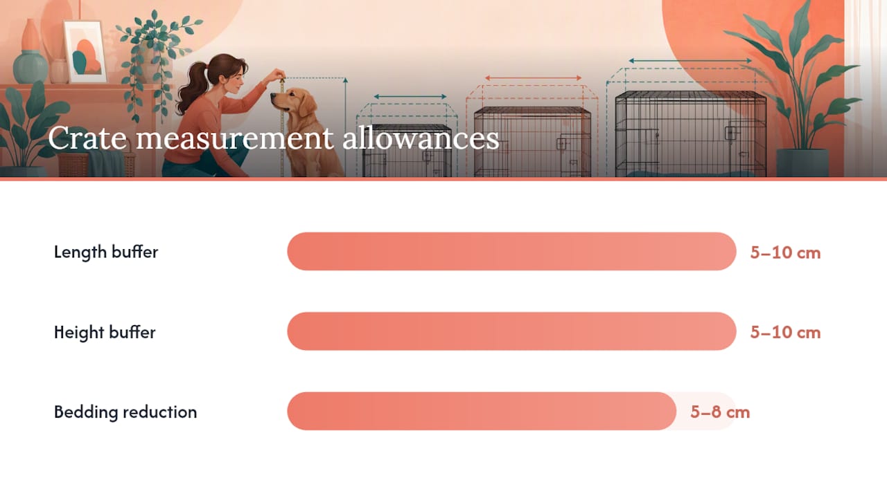How do you measure your dog for a crate? — overview diagram