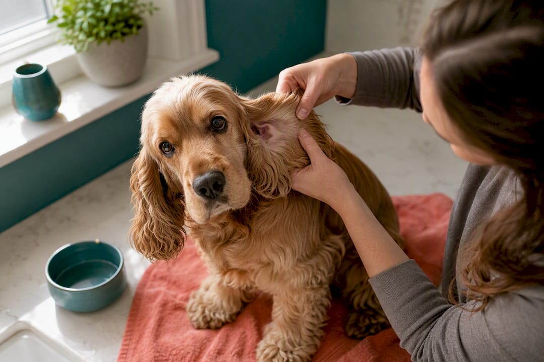 Prevent ear infections: Cocker Spaniel grooming schedule for owners