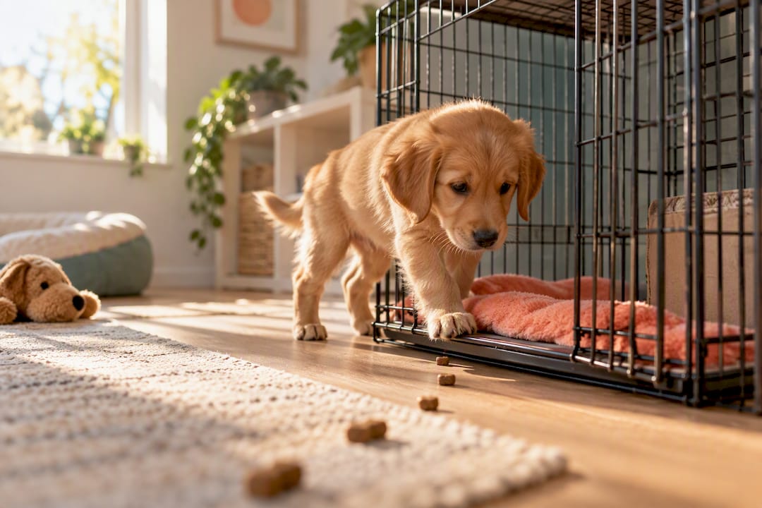 Two Week Day by Day Crate Training for First Time Puppy Owners