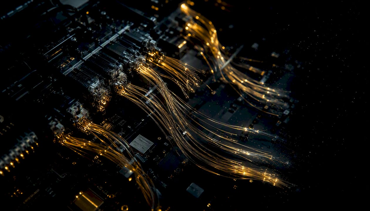 Tech fiber optic strands with partial data loss