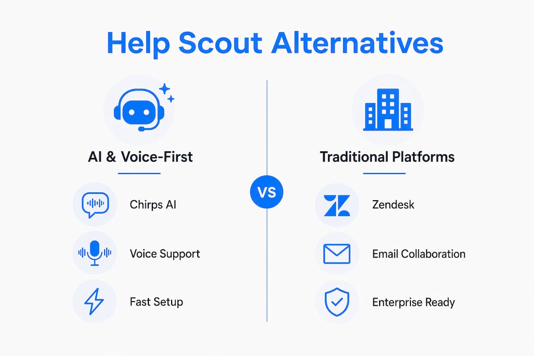 Infographic comparing Help Scout AI and traditional platforms