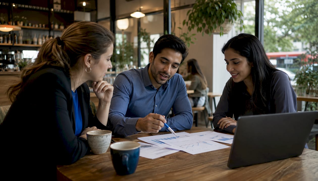 Analysts discussing managed futures strategies