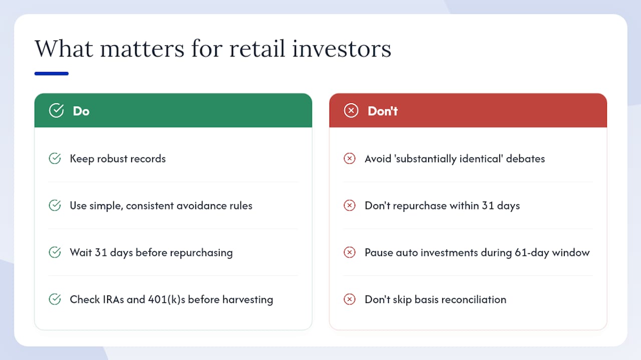 A perspective on what actually matters for retail investors — overview diagram